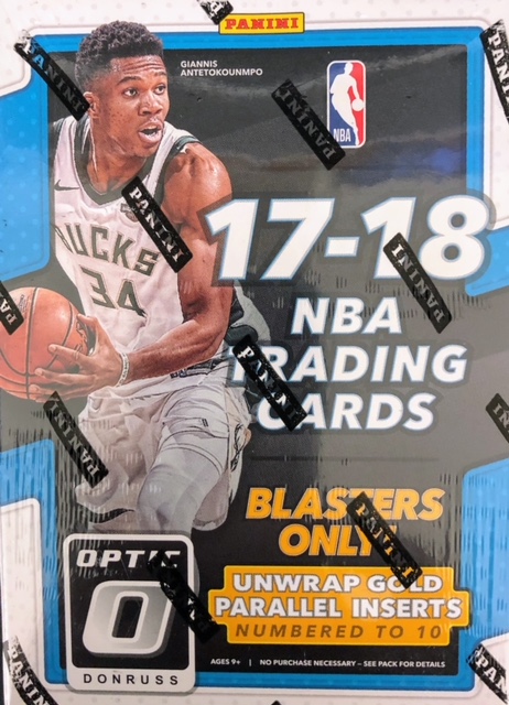 2017-18 Panini Donruss Optic NBA Basketball Blaster Box